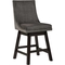 Signature Design by Ashley Tallenger Upholstered Swivel Counter Stool 2 pk. - Image 3 of 6