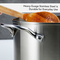 KitchenAid 8 qt. 3 Ply Base Stainless Steel Stockpot with Measuring Marks and Lid - Image 7 of 10