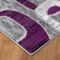 L'Baiet Emberly Purple Geometric Rug - Image 4 of 7