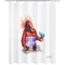 Allure Blow Dryer Monkey Shower Curtain - Image 1 of 3
