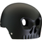 Mongoose Street Skull Youth Hardshell Helmet with Orange Vents - Image 2 of 4