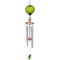 Exhart Solar Caged Wind Chime with Metal Finial - Image 1 of 3