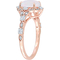 Sofia B. 10K Rose Gold Opal, White Sapphire and Diamond Accent Vintage Ring - Image 3 of 4