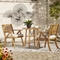 Signature Design by Ashley Vallerie 3 pc. Outdoor Bistro Table Set - Image 5 of 6