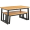 Signature Design by Ashley Town Wood Outdoor 3 pc. Dining Set with Bench - Image 5 of 8