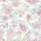 Roommates Disney Princess Royal Floral Peel and Stick Wallpaper - Image 1 of 6