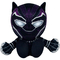 Bleacher Creatures Marvel Black Panther 8 in. Kuricha Sitting Plush - Image 1 of 5