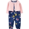 Carter's Infant Girls Cardigan and Jumpsuit 2 pc. Set - Image 1 of 4