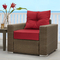 Outdoor Decor Ruby Red Deep Seat Chair Cushion - Image 3 of 5