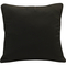 Outdoor Decor Solid Black 18 x 18 Printed Cushion - Image 1 of 3