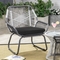 Outdoor Decor Refined Palms Arm Chair Seat Cushion with Ties - Image 3 of 4