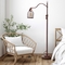 Lalia Home Vintage Arched 1 Light Floor Lamp with Iron Mesh Shade, Red Bronze - Image 9 of 9