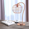 Lalia Home 20 in. Arched Metal Cage Table Lamp - Image 5 of 7