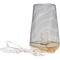 Simple Designs 9 in. Wired Mesh Uplight Table Lamp - Image 2 of 4
