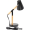 Simple Designs Black Matte and Wooden Pivot 15.5 in. Desk Lamp - Image 2 of 3
