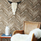 RoomMates Herring Bone Wood Boards Peel and Stick Wallpaper - Image 6 of 8