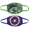 Marvel Kids Hulk and Captain America Face Mask 2 pk. - Image 1 of 3