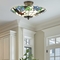 Dale Tiffany Pansy 9 x 16 in. Semi Flush Mount Ceiling Lamp - Image 2 of 2