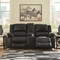 Signature Design by Ashley Calderwell Power Reclining Loveseat with Console - Image 3 of 5