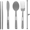 Wealers Orange Bag Stainless Steel Family Cutlery Set 13 pc. - Image 8 of 8