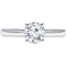 Ray of Brilliance 14K White Gold 1 ct. Lab Grown Round Diamond Solitaire Ring - Image 2 of 4