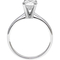 Ray of Brilliance 14K White Gold 1 ct. Lab Grown Round Diamond Solitaire Ring - Image 4 of 4