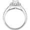 Ray of Brilliance 14K White Gold 1 1/2 CTW Lab Grown Oval Bridal Ring - Image 4 of 4
