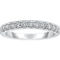 Ray of Brilliance 14K White Gold 1/2 CTW Lab Grown Channel Wedding Band - Image 1 of 4