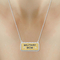 She Shines 14K Over Sterling Silver 1/10 CTW White Diamond Military Mom Necklace - Image 3 of 4