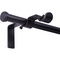 Kenney 5/8 in. Double Curtain Rod Conversion Kit, Black - Image 1 of 2