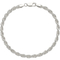 Sterling Silver 4.3mm Solid Rope Chain Bracelet - Image 1 of 2