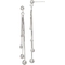 Sterling Silver Wind Chime Dangle Post Earrings - Image 1 of 2