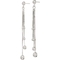 Sterling Silver Wind Chime Dangle Post Earrings - Image 2 of 2