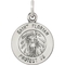 Sterling Silver Antiqued Saint Florian Medal - Image 1 of 2