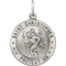 Sterling Silver Saint Christopher Medal - Image 1 of 2