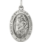 Sterling Silver Saint Christopher Medal - Image 1 of 2