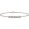 Sterling Silver Polished Fancy Love Ring Anklet 9 in. - Image 1 of 5