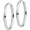 Sterling Silver Polished Oval Hoop Earrings - Image 1 of 2