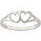 Sterling Silver Heart Ring Size 7 - Image 1 of 3
