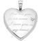 Sterling Silver Rhodium Plated 'God Has' Diamond Accent Ash Holder Heart Locket - Image 1 of 3