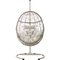 Crosley Cleo Wicker Hanging Egg Chair with Stand - Image 1 of 2