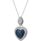 Sterling Silver 1/10 CTW Diamond Heart Pendant - Image 2 of 2