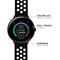 iTouch Sport 3 Smartwatch: Black Case, Black/Gray Perforated Strap 500013B-51-G04 - Image 2 of 7