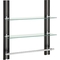 Neu Home Deluxe Tempered Glass Shelf with Towel Bar - Image 1 of 3