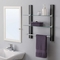 Neu Home Deluxe Tempered Glass Shelf with Towel Bar - Image 2 of 3