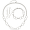 Sterling Silver 18 in. Necklace, Bracelet and Earrings Se - Image 1 of 5