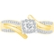 10K Gold 1/5 CTW Diamond Promise Ring - Image 1 of 2