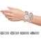 Kendall + Kylie Open Link Mock Chronograph Analog Watch and Bracelet Set - Image 2 of 3