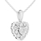 Sterling Silver 1 CTW Diamond Pendant and Earring Set - Image 3 of 5