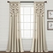Lush Decor Boho Pom Pom Tassel Linen Window Curtain Panel Single 52x84 - Image 1 of 2